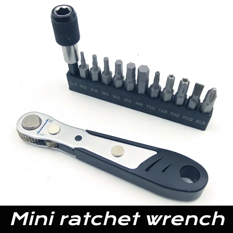 

Набор инструментов для ремонта велосипедов: комбинированный регулируемый динамометрический ключ с трещоткой для дисковых тормозов, шестигранник T25, 3/4/5/6/8 мм