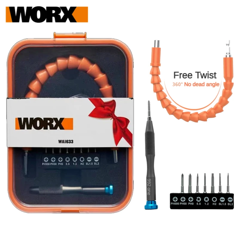 

Набор сверл Worx S2 WA1633 для Worx WX240 WX242, электрическая отвертка, Универсальный мягкий вал, ручной отвертка, винтовой экстрактор