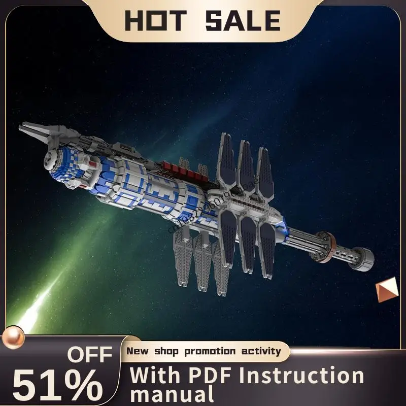 

New 6735Pcs Popular Space Technology Series Moc Babylon 5 Model Building Blocks Diy Creative Ideas Kids Toys Birthday Gifts