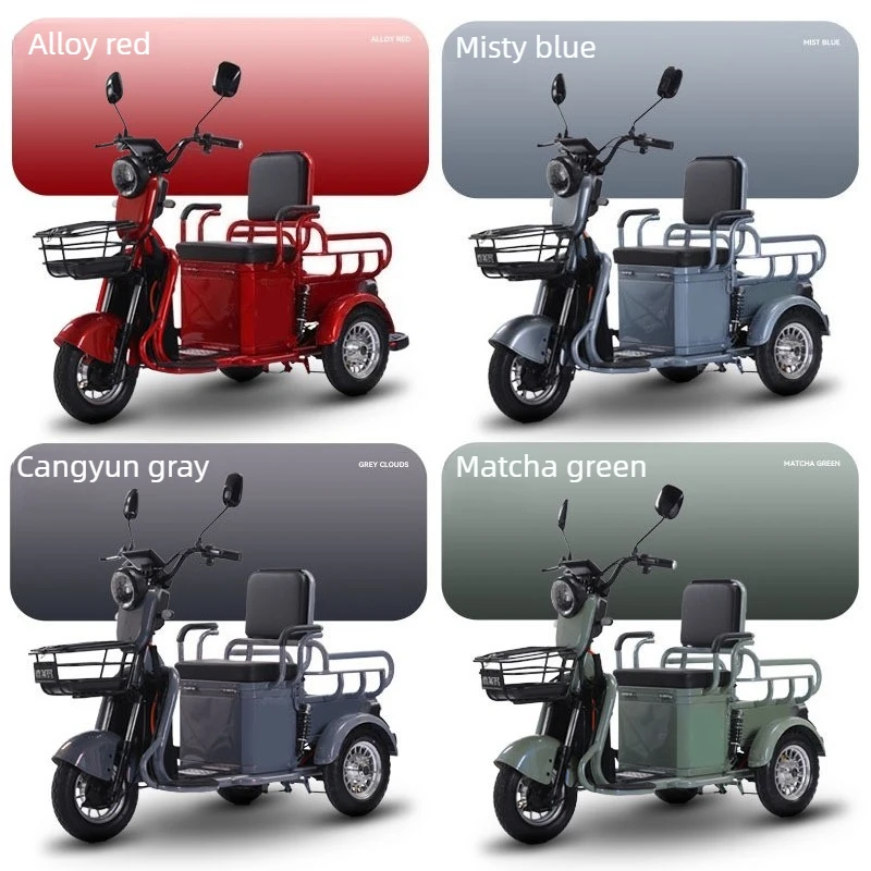 Stable 3 Wheel Electric Scooter With Dual Shock Absorption Vacuum Aluminum Wheels  3-Speed Adjustment & Reverse  Leisure Commute