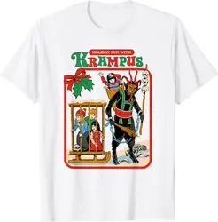 Steven Rhodes Holiday Fun with Krampus Retro Dark Humor T-Shirt