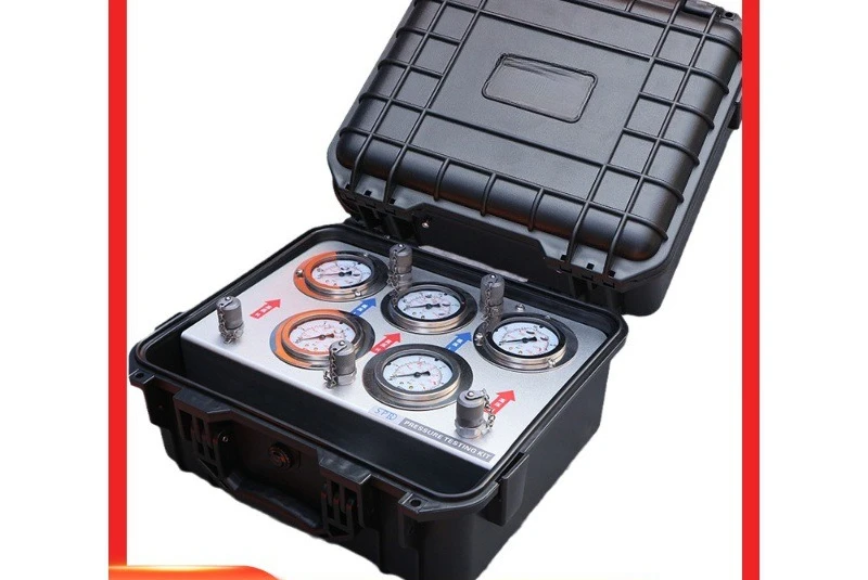 Integrated tester excavator hydraulic oil pressure gauge 3 table 4 table portable high precision