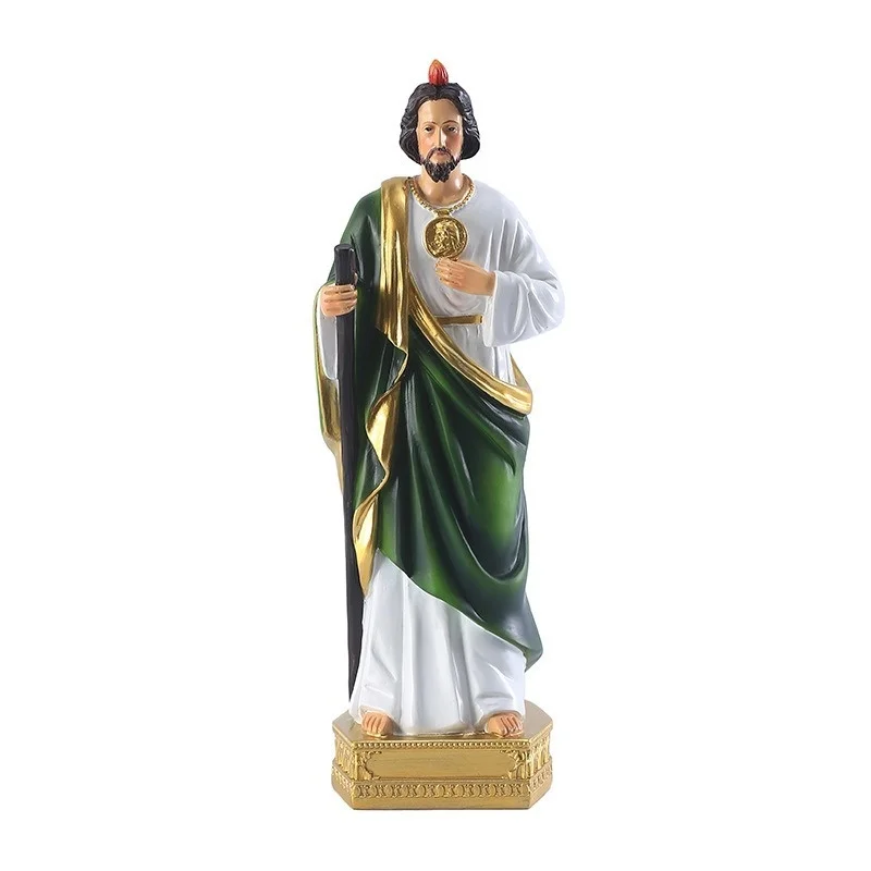 

8\ St. Judas Statue Figurine Crutches Room Decorations Religious Gifts Collection Home Decor