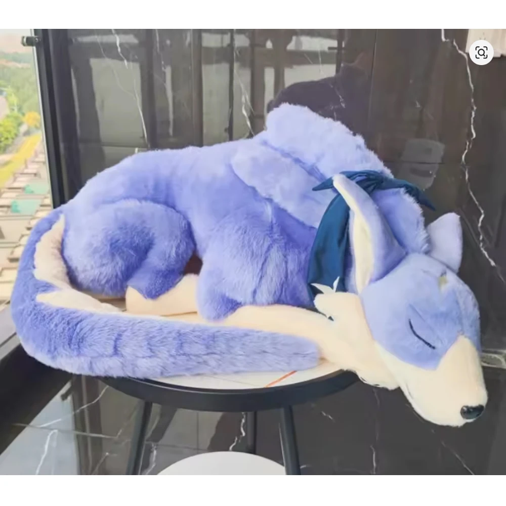 Juguete de peluche Monster Hunter Rise Palamute de 60cm, almohada grande y suave, cojín de Animal, juguete de peluche de dibujos animados Kawaii, regalo de Navidad divertido para niños