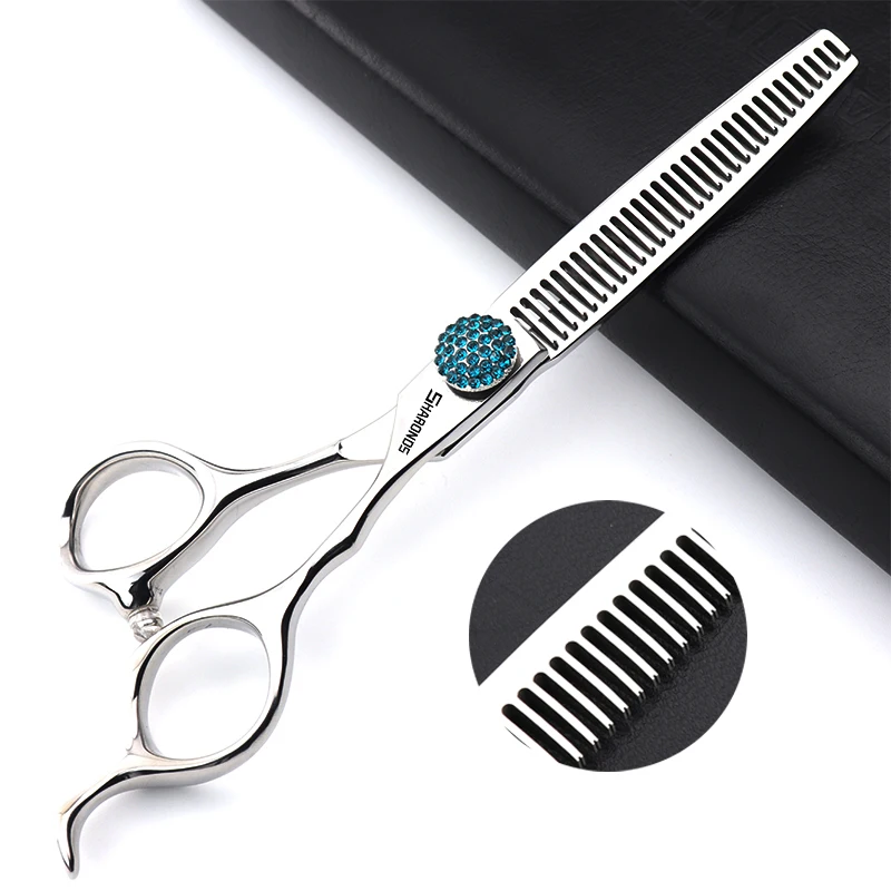 Tesoura profissional autêntica para corte de cabelo e cabeleireiro, corte plano de alta qualidade, corte de dentes sem rastros, apenas para cabeleireiro com franja.