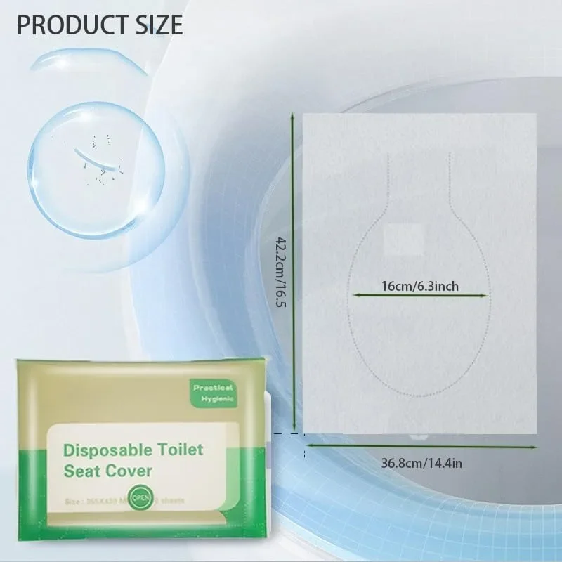 Disposable Toilet Seat Cover Paper Toilet Seat Cover Disposable Toilet Seat Cover Suitable for Home Public Restroom Hotel Travel
