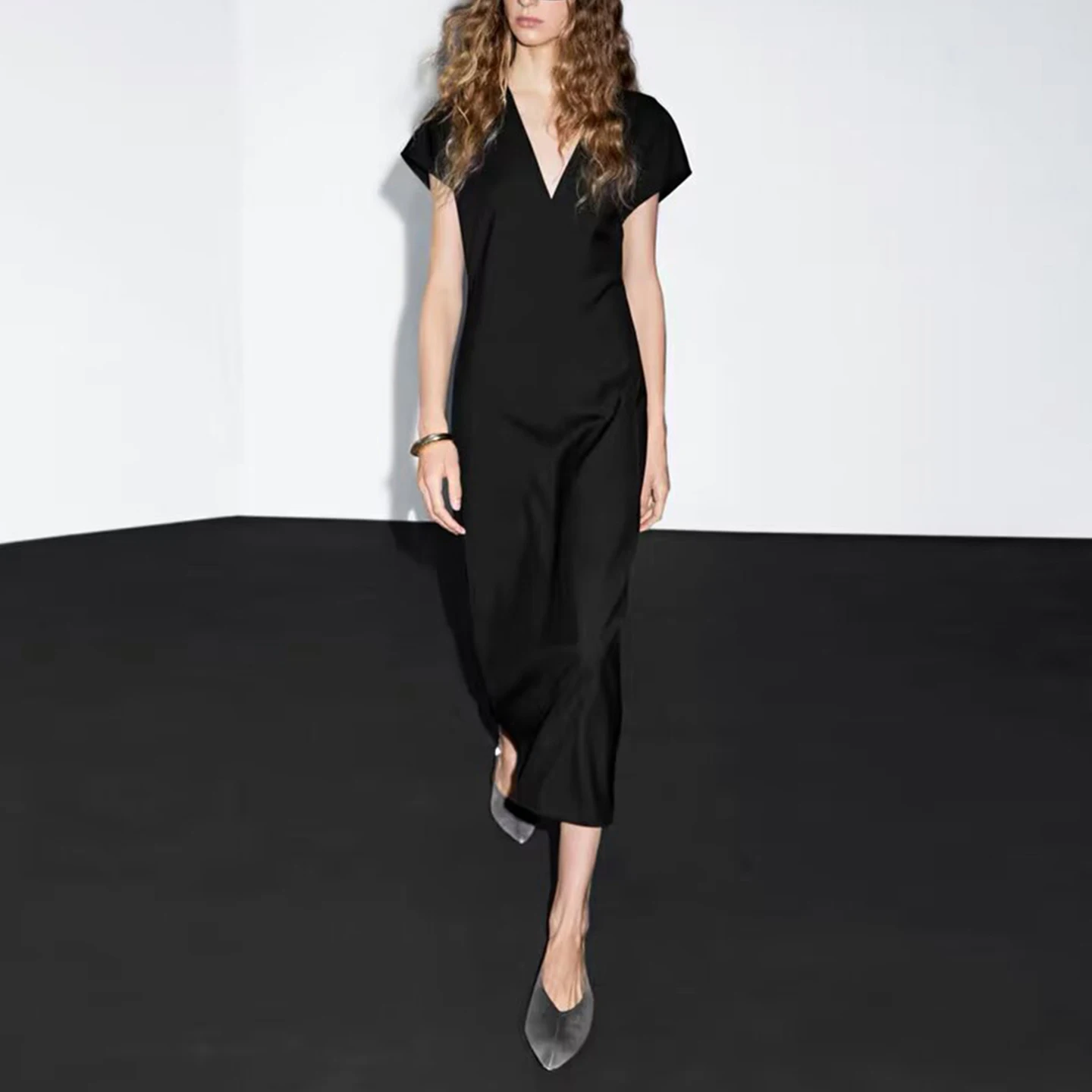 Ele Slim Fit V-Ne Dr Z Marque Dames Faion Tenue décontractée Production chinoise No Sve V-Ne Dr