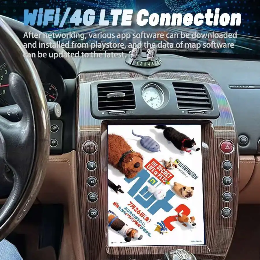 12,1-дюймовый вертикальный экран Android Carplay для Maserati QP Quattroporte 2004-2012, радиоприемник, автомобильный GPS-навигатор, мультимедийный видеоплеер