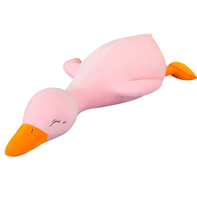 

New Giant Soft Duck Plush Toy Stuffed Cartoon Animal Chicken Doll Sleep Long Pillow Cushion Boyfriends Pillow Birthday Gifts