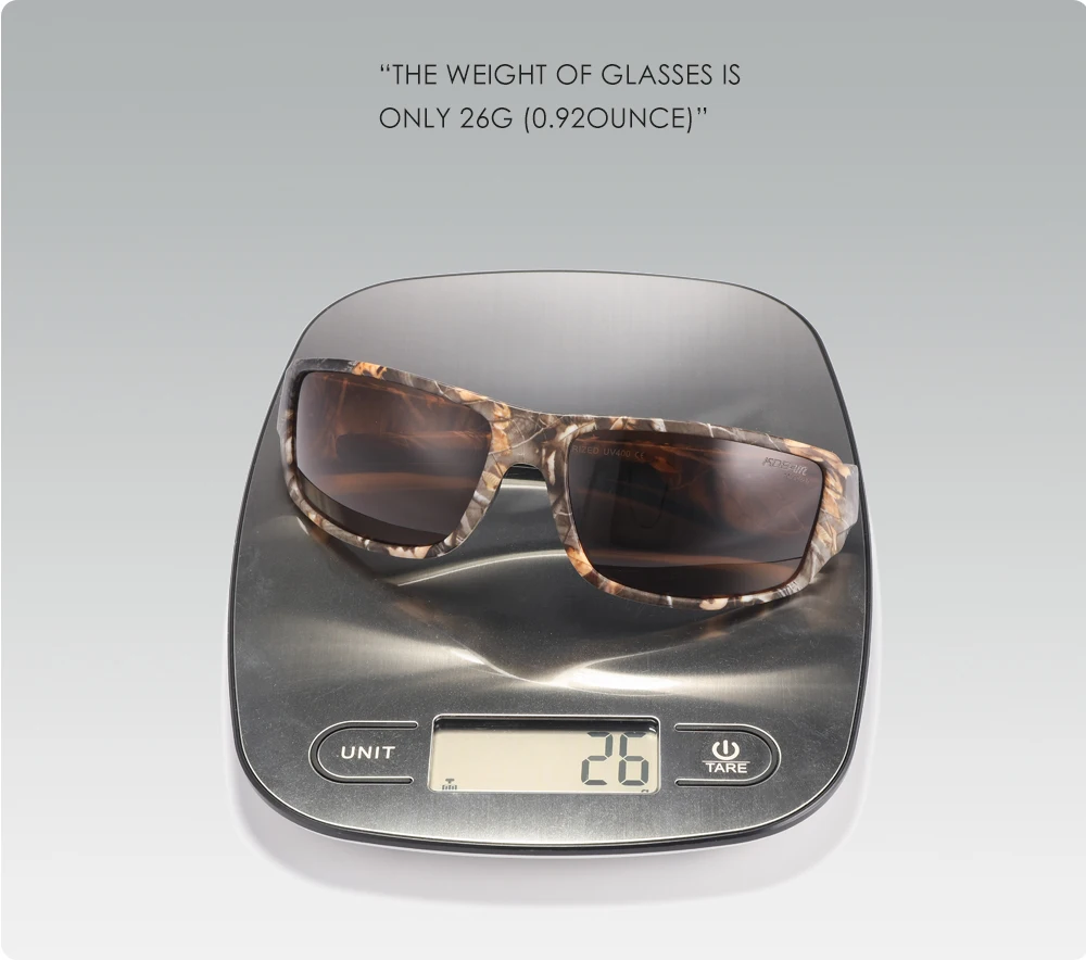 KDEAM Leistung Polarisierte Sonnenbrille Für Männer Druck Muster Design Rahmen Gläser Durchlässigkeit Cat.3 männer Sport Brille – Detail 10