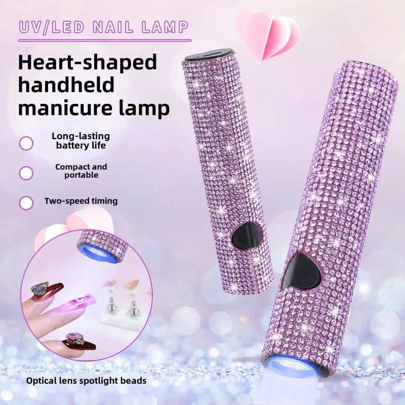 Handheld Nagel Trockner Lampe UV/LED Nagel Aushärtung Gel Polieren Werkzeug USB Aufladbare Schnell Trocknende Lampe Nagel Werkzeuge Gel lampe