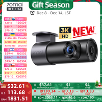 Global version 70mai dash cam M310 plus 3K 1620p WDR f1.55 aperture voice control car DVR Wi-Fi 6 support 24H parking mode app