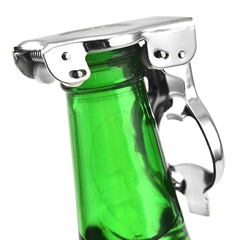 

Multifunctional Bottle Opener With Sealed Lid Stainless Steel Labor-Saving Beer Opening Kitchen Tool For Home Bar