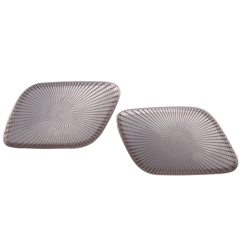 

1 Set Stainless Steel Car Rear Door Speaker Cover Loudspeaker Frame Silver Speaker Cover For Mercedes-Benz A CLASS 2019 2020