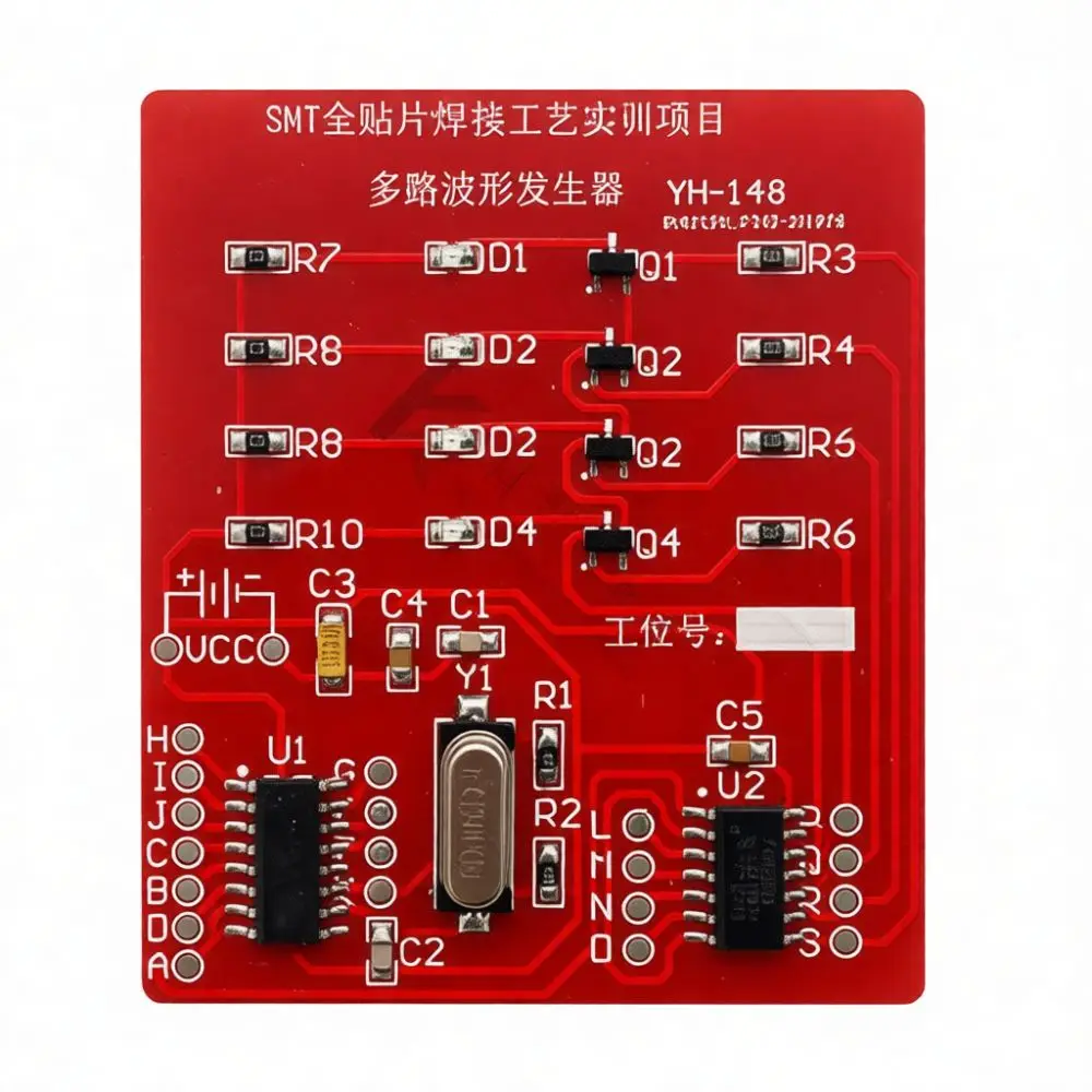 Electronics SMT Soldering Practical Kit DIY Training Board PCB Components For Electrical Engineering Technical School Education