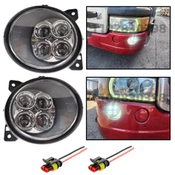 2Pcs Front DRL LED Fog Lights For Scania R450 G440 G450 P380 P410 R620 Headlight With Connector Plug Socket Accessories Part 24V