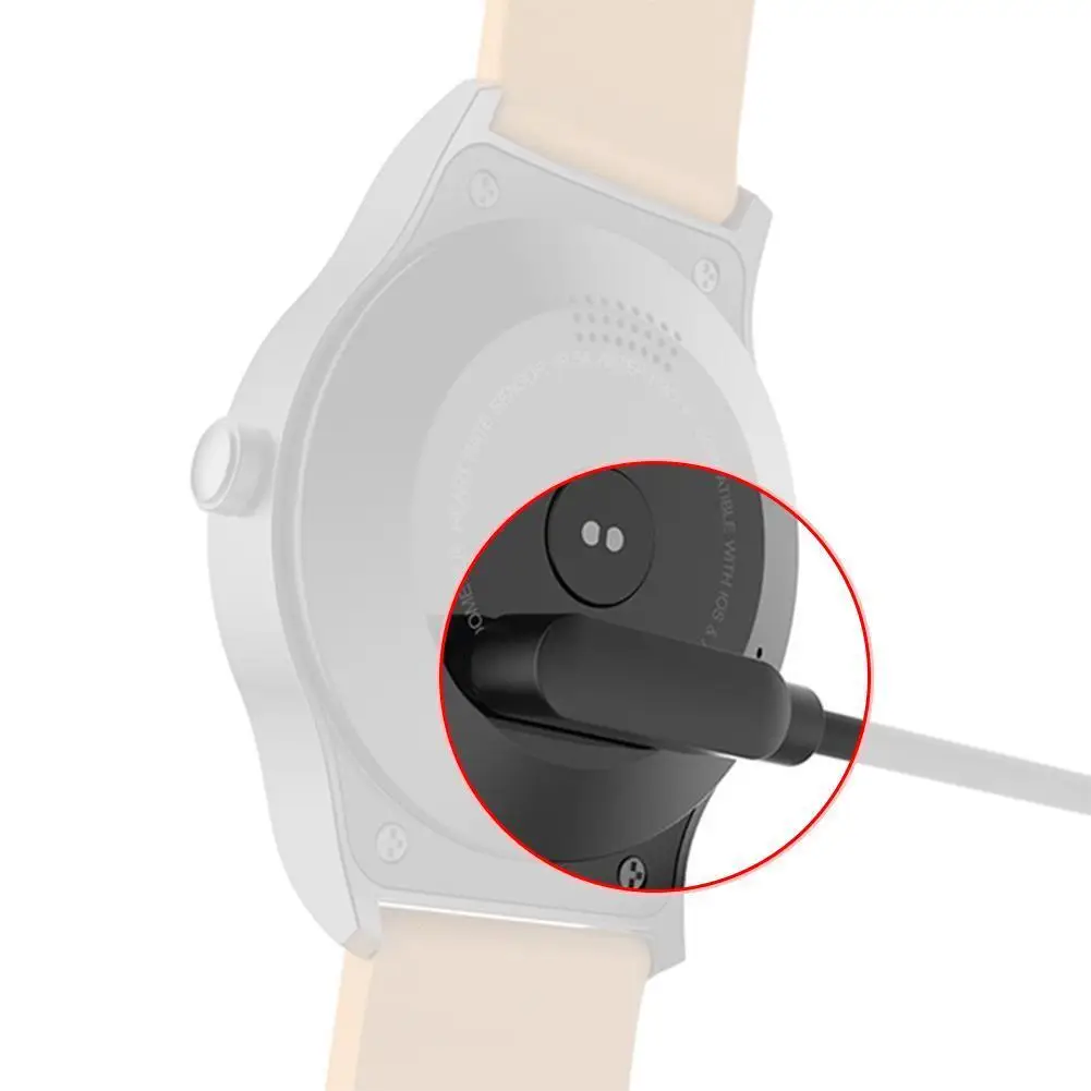 Magnetic Charging Charging Cable For Smart Watch 2 Pin Distance 2.48mm Universal Black New USB Power Charger 4mm Cable