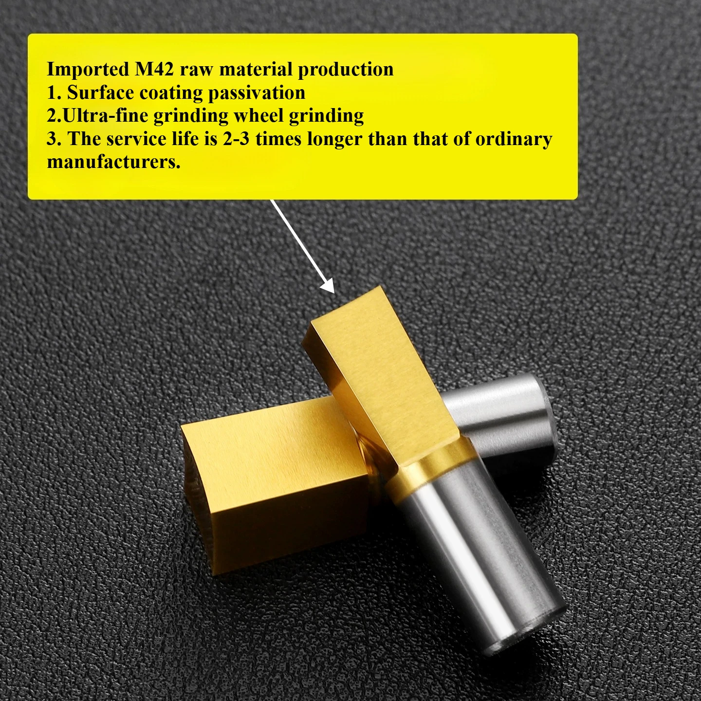 Square Punch Head CT08 M42 Rotary Broach Punching Cutter Tool 8mm Shank Coating Inner for Steel