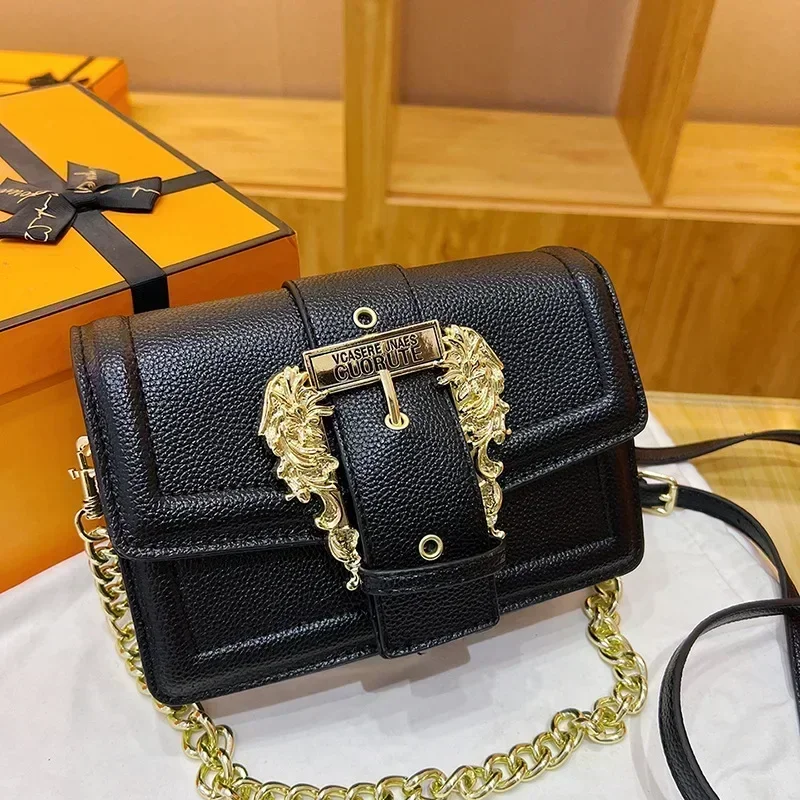 2024 INS Fashionable Women's Stylish High Quality Texture Small Square Bag Ladies Chain Crossbody Bag  Purses and Handbags