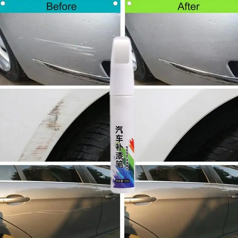 Car Scratch Repair Pen Automotive Touchup Paint Automotive Touchup Repair Coating Multiple Color Options For Black Marks