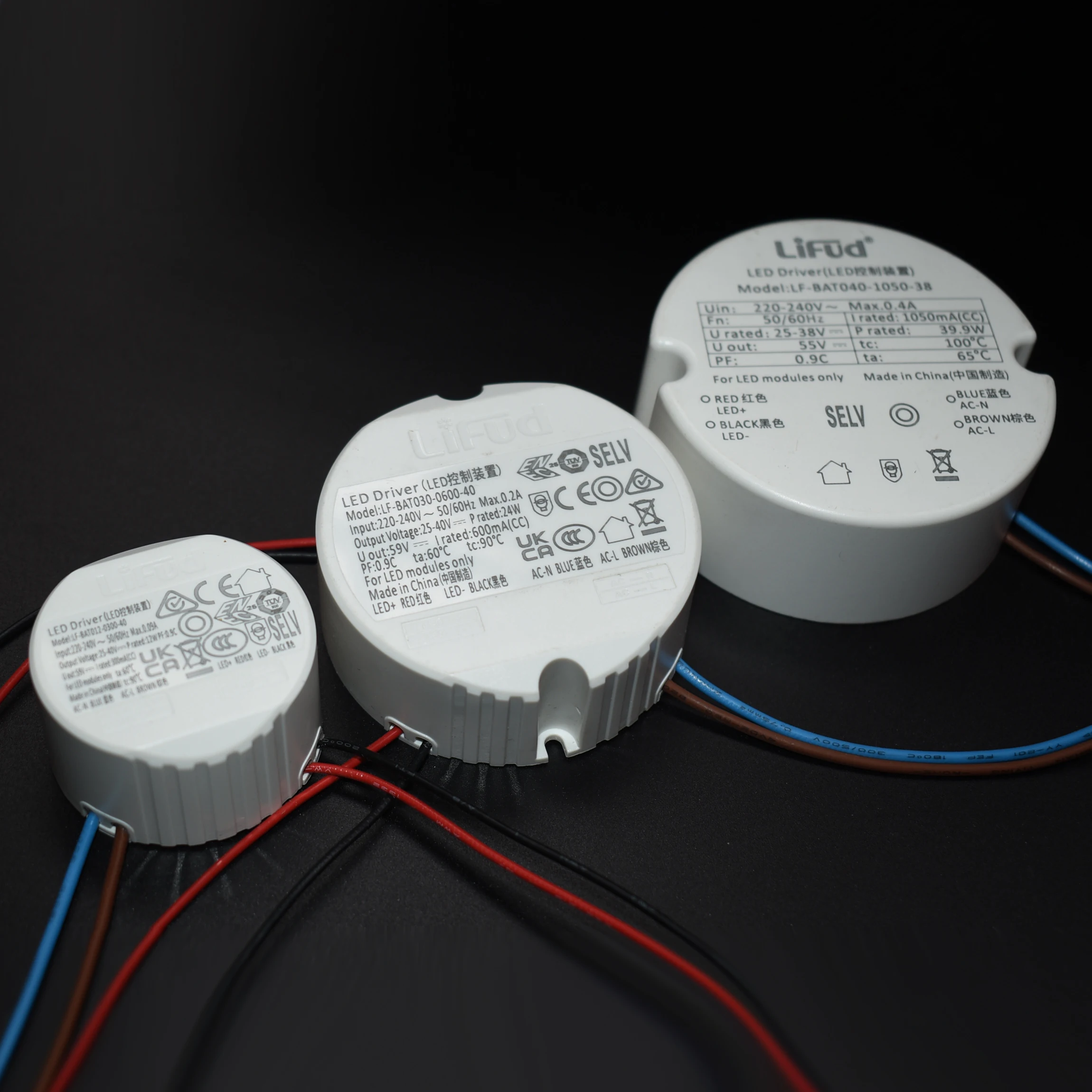 Dimmable Round LED Transformer Triac Dimming Power Transformer 300mA 600mA 750mA 1050mA Driver for Inisde of Lighting Fixture