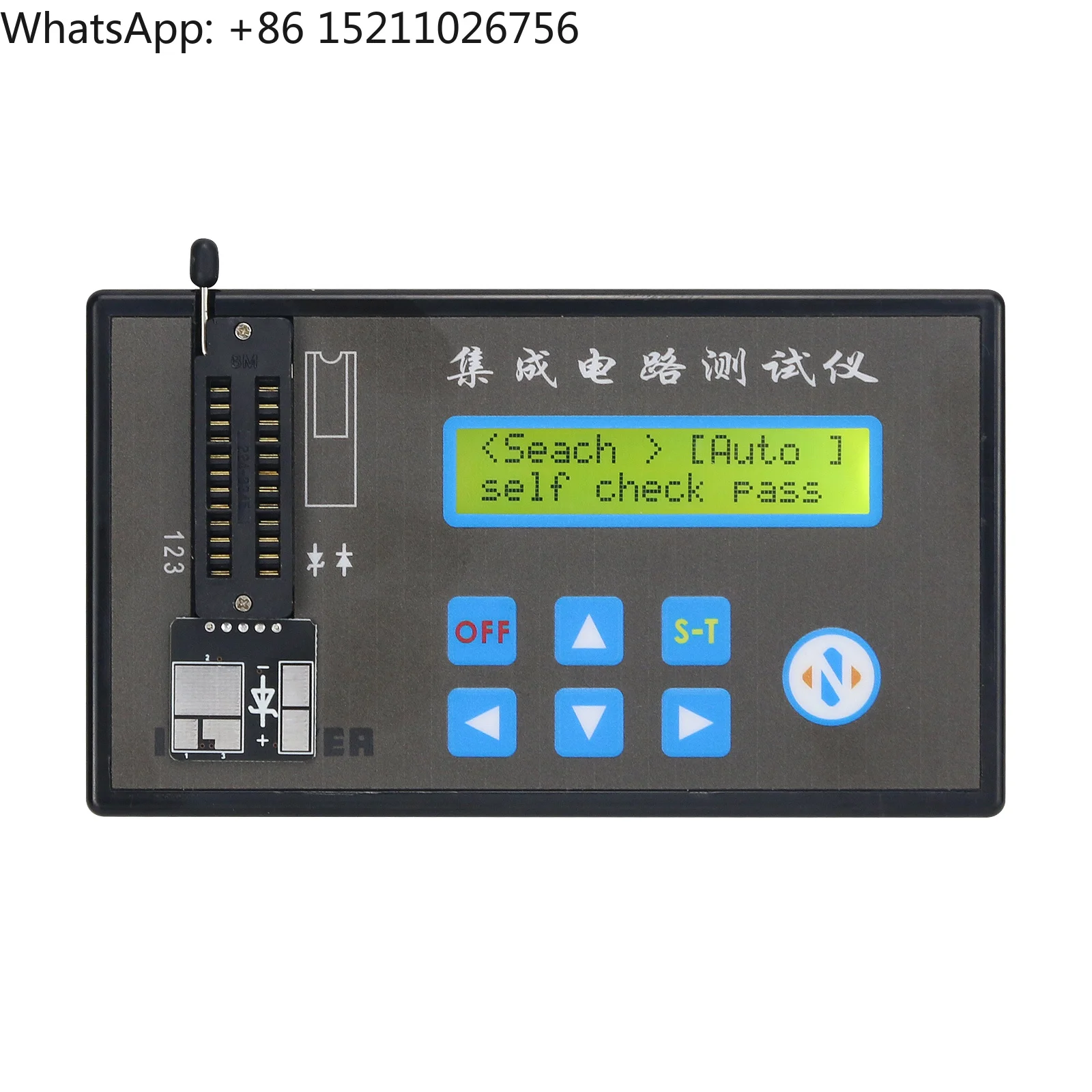 Integrated Circuit Tester Digital IC Tester for Logic Chip Optocoupler Diode Transistor Op Amp