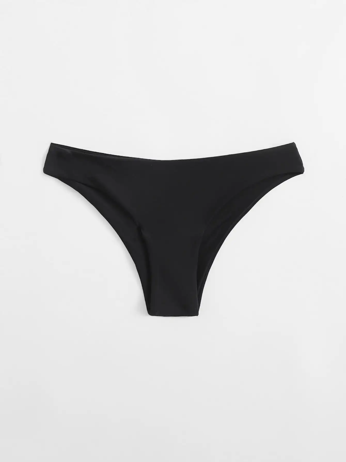 ZTVitality Solid Nylon Sexy Bikini Women's Swimsuit 2021 New Arrival Mid Waist Separate Swimwear Summer Brazilian Bikinis Bottom