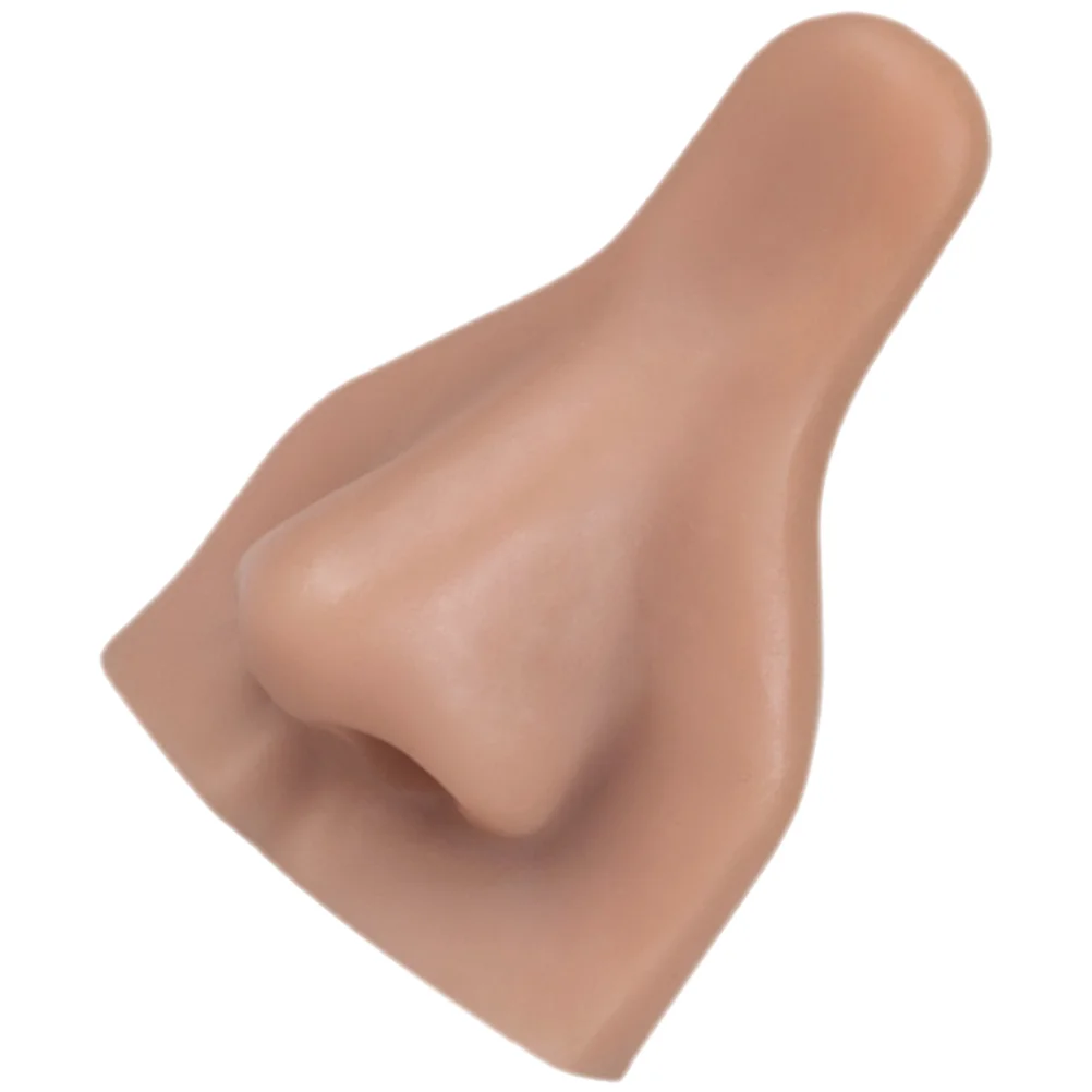 Silicone Prosthetic Nose Simulation Face Model Piercing Practice Major Hair Multi-use Fake Silica Gel Body Part