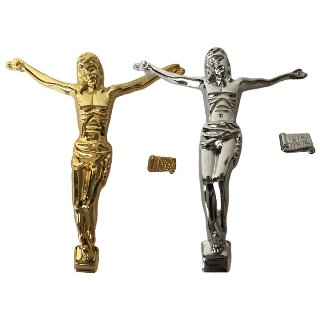 Religious Christ Jesus Figure Christian Model Wall Cross Accessories 12cm Tall Living Room Furnishing Decor