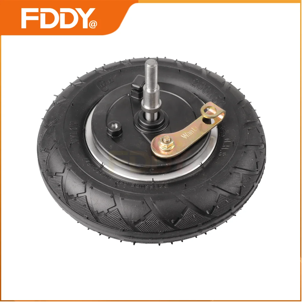 FDDY 8 Inch 200x50 Inner and Outer Tire Aluminum Alloy 10mm Hub with 6200 Bearing FOR Electric Scooter Wheel Pneumatic
