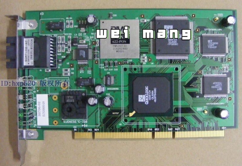 

PMC PM5357 OC-3/12 64 Bit PCI/Sonet Board NT-H0031-S-0706-02