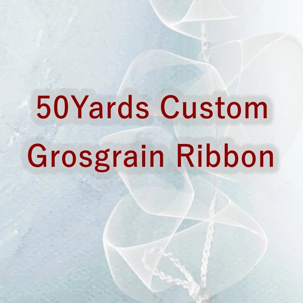 

Custom 50yards Heat Transfer Printed Grosgrain Ribbon for Hair Bows DIY Craft Materials