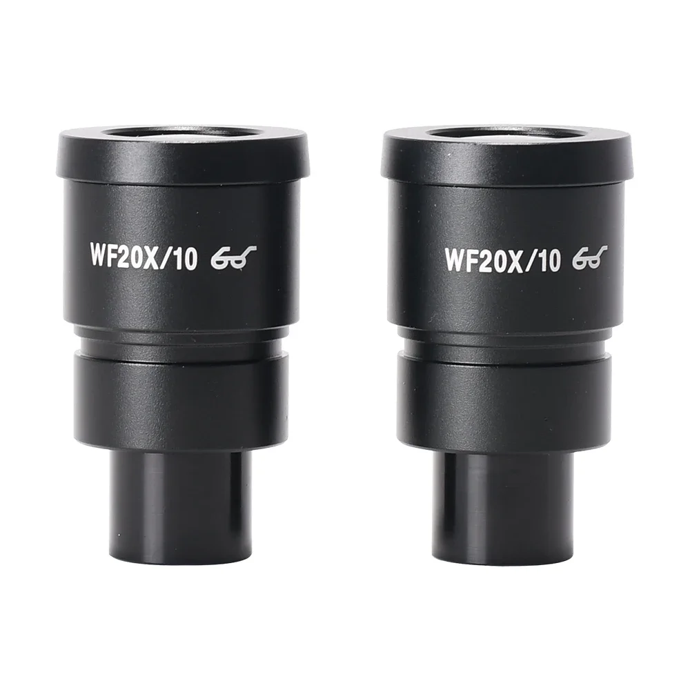 WF20X/10 Wide Field Eyepiece WF20X High Eye Point Optical Glass Lens 30mm Mounting Size Diameter For Stereo Microscope