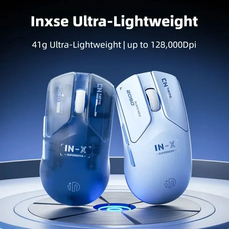 Легкая беспроводная игровая мышь INPHIC INX SE, флагманская сенсорная беспроводная мышь 1000 Гц, подходит для настольных ноутбуков