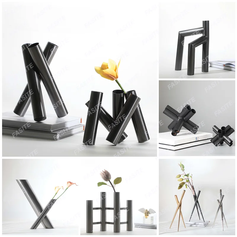 

Вставка сушеных цветов, металлический цветок, простые декоративные украшения, креативная настольная модель, гостиная, журнальный столик, кабинет