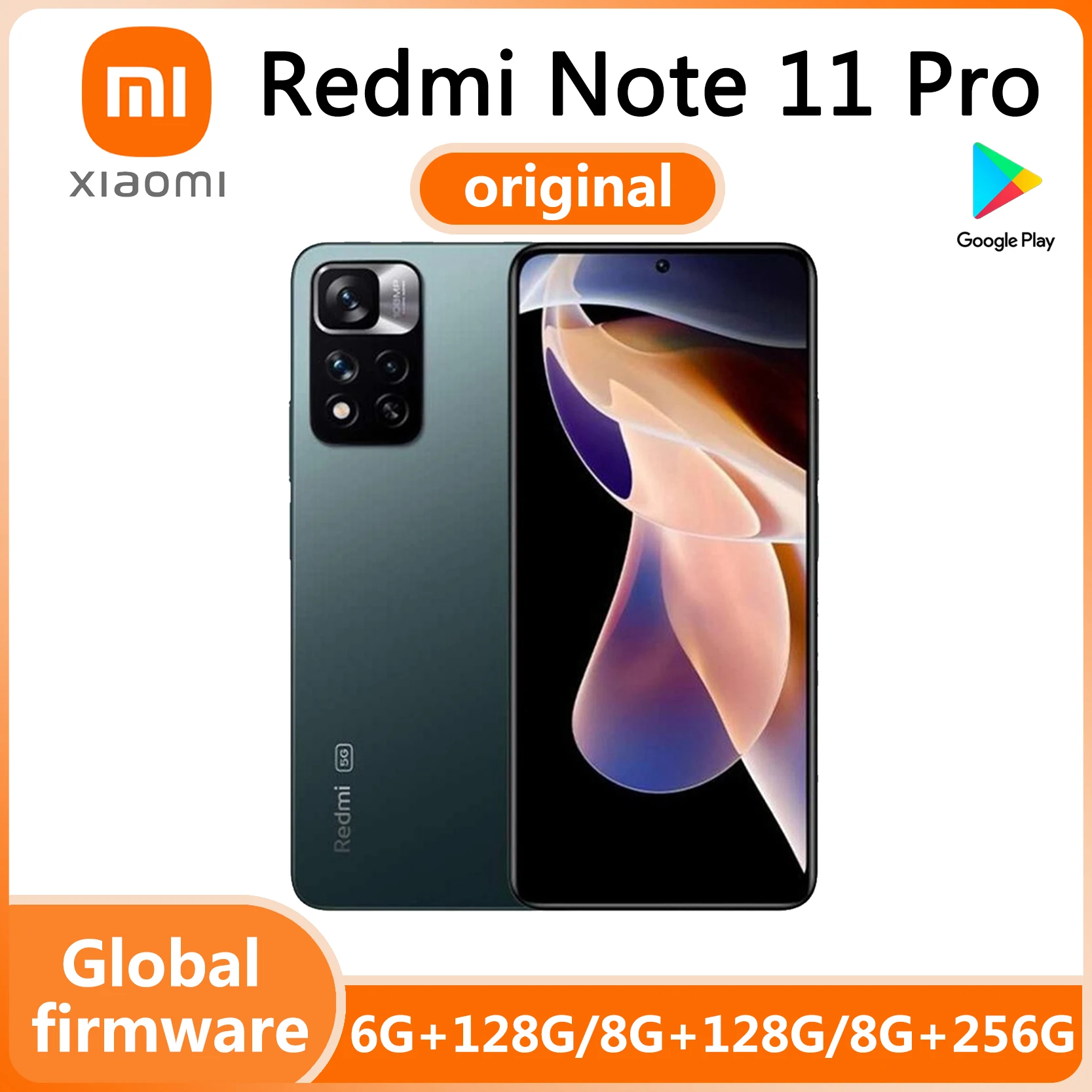 Smartphone Xiaomi Redmi Note 11 Pro 5G 67W HyperCharge Dimensidade 920 120Hz AMOLED 108MP