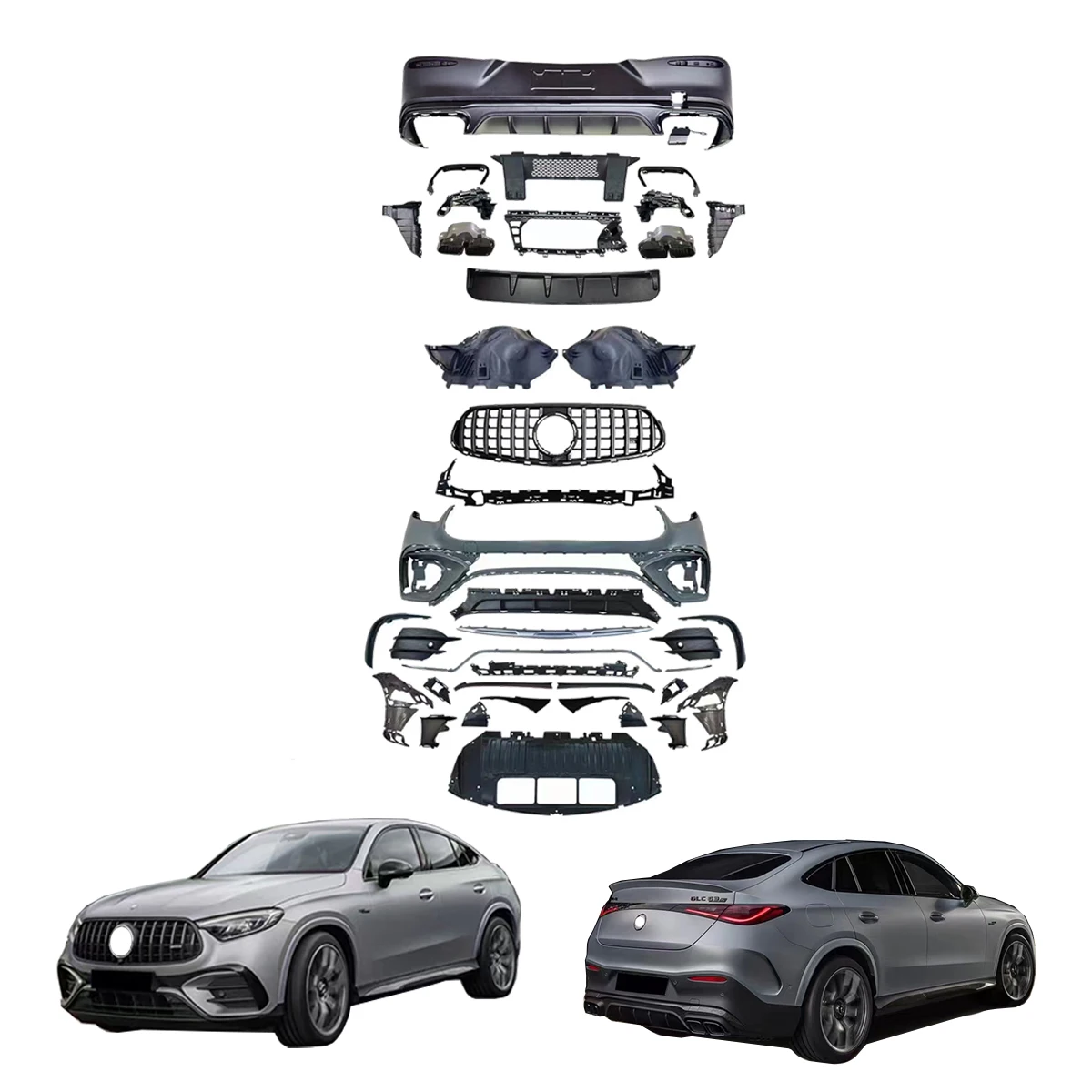 

Комплект кузова для Mercedes Benz GLC Coupe C254 X254 2024- Ремонт к GLC63 AMG