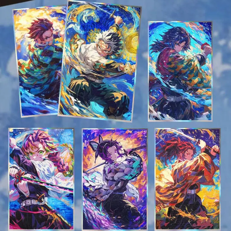 2025 ใหม่ล่าสุดขายส่งวัฒนธรรมผีเสื้อ Demon Slayer กระดาษสีอะคริลิค Master ชุด Mitsuri Trading CCG TCG Art ของขวัญ