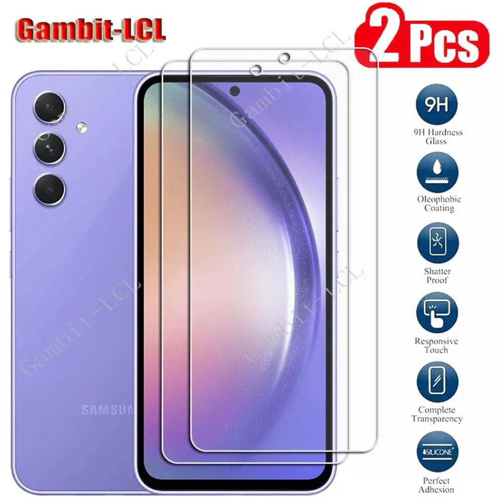 2PCS Original Tempered Glass For Samsung Galaxy A54 5G 6.4