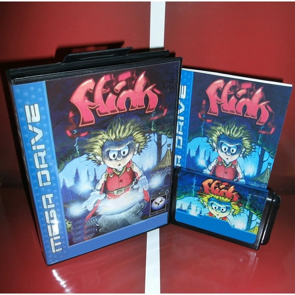 

New Arrival Flink 16bit MD Game Card With Retail Box & Manual Book For Sega Mega Drive/ Genesis