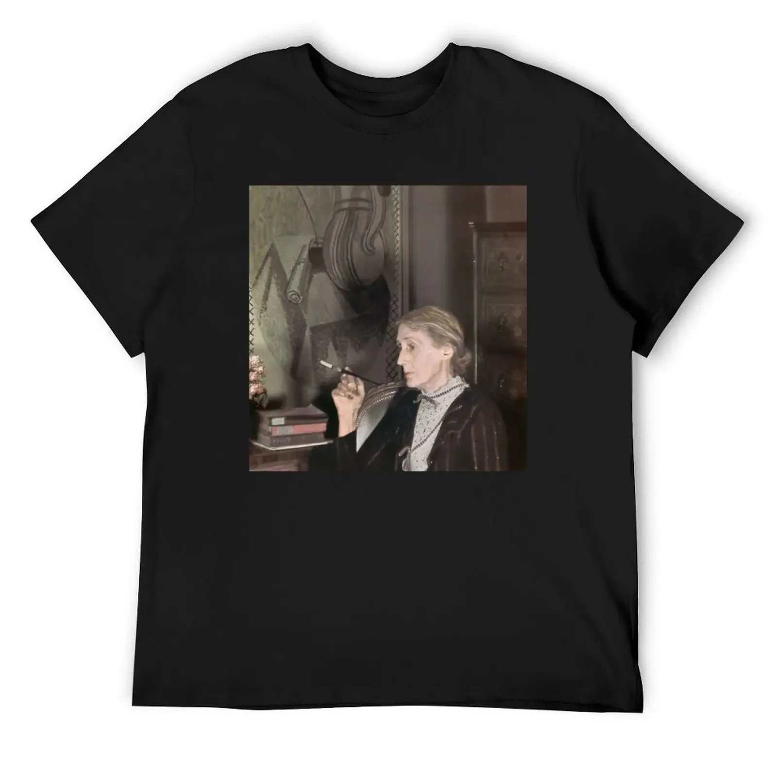 Imagen de Virginia Woolf Camiseta Blusa T-Shirt cotton graphic tees custom t shirt mens graphic t-shirts pack