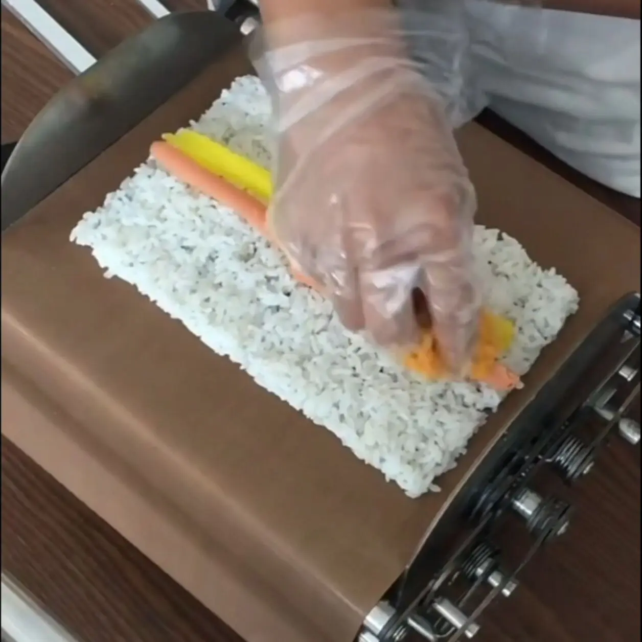 

Машина для приготовления суши ручной работы из нержавеющей стали для японских ресторанов, кафе, буфетов, коммерческий аппарат для приготовления суши