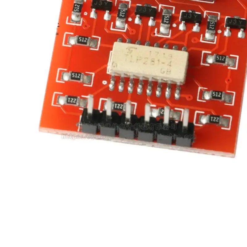 TLP281 4-way optocoupler isolation module high and low level expansion board electronic building block