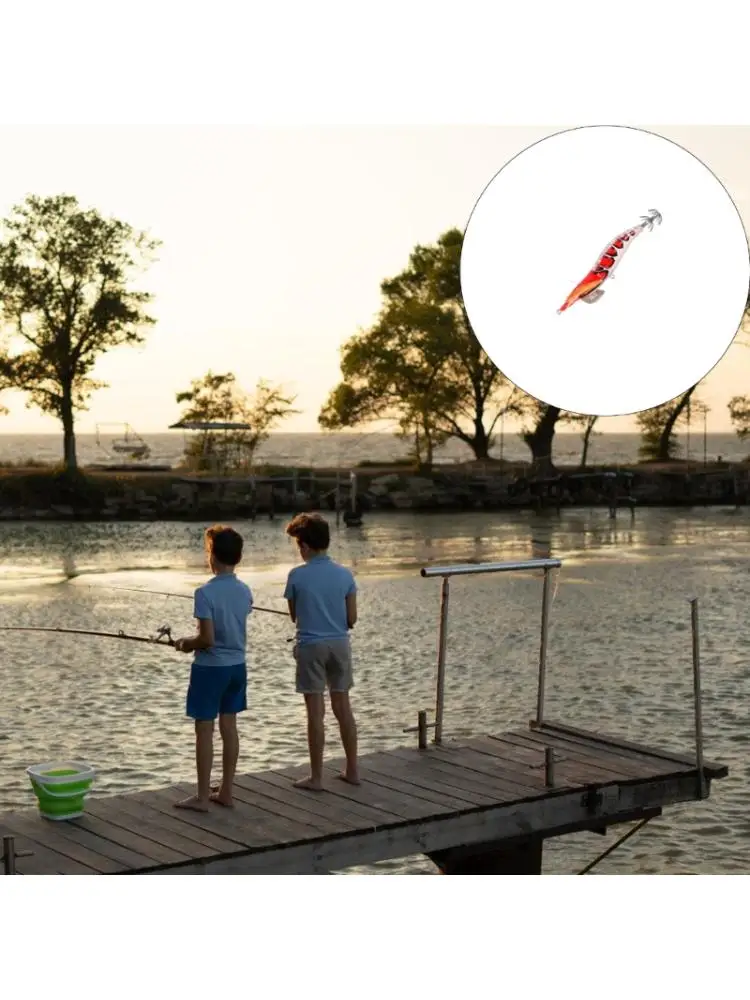 

Night Fishing Glowing Shrimp Lures 3.5 Size Realistic Motion Noise Design