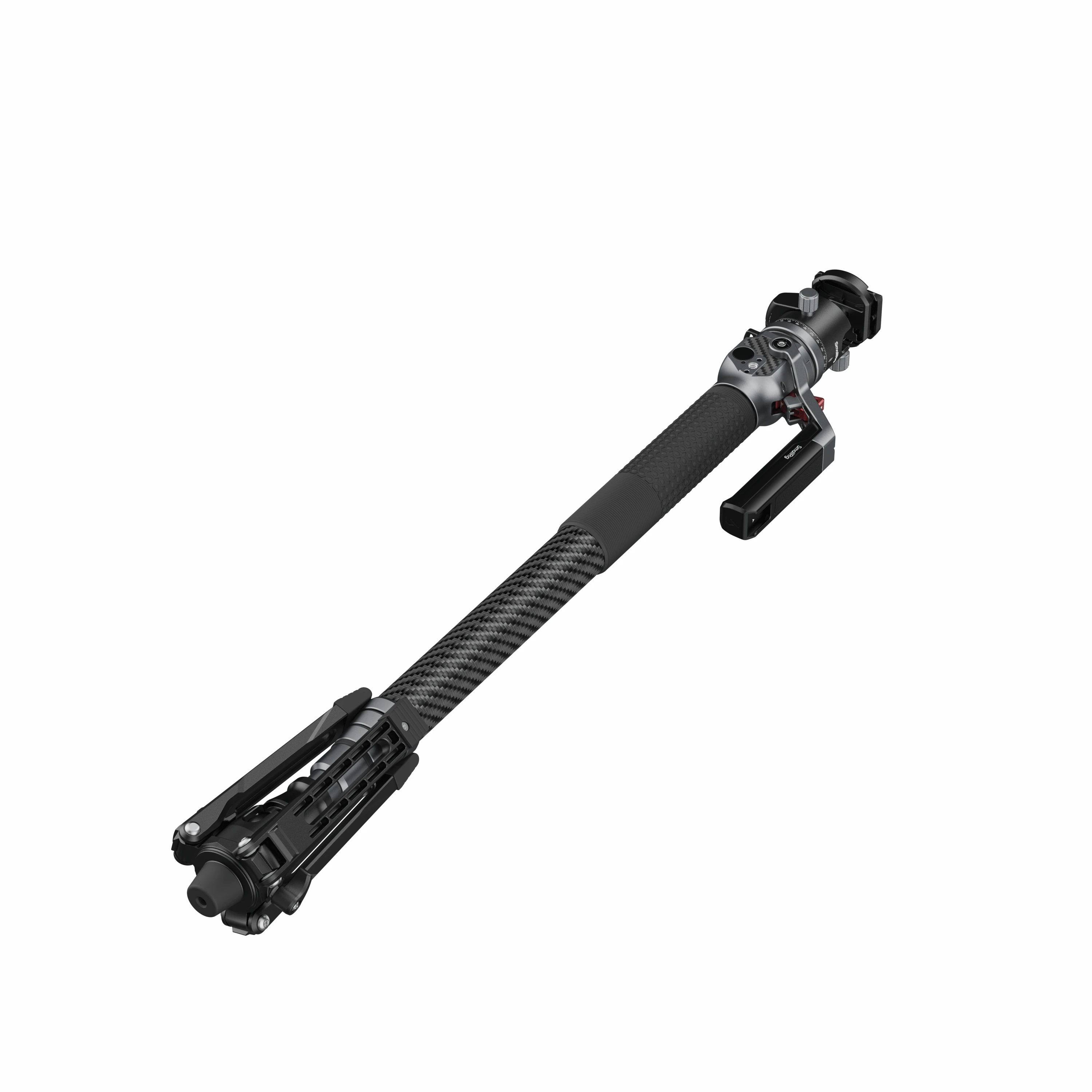 SmallRig カーボンファイバー写真撮影用一脚三脚 ワンタッチ高さ調整