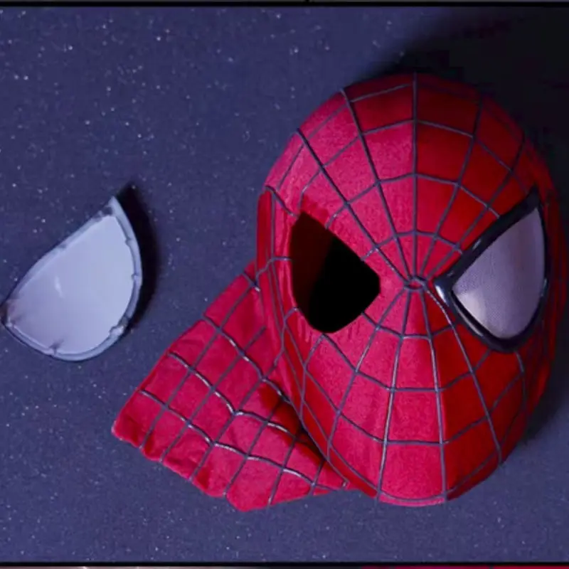 Handmade Spider-Man 2 Movie Accurate Mask as Garfield Version Peter Parker Handcraft Cosplay Accessory Direct from Manufacturer - Image 6