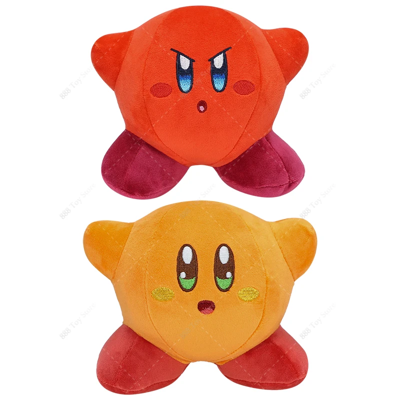 New Arrival Star Kirby Plush Figurine Toys Anime Kirby Orange Red Ghost Starry Sky Grey Kirby Soft Stuffed Animal Peluche Kids