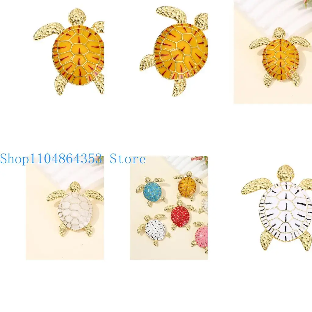 652F Tortoes Tortoise Safe Tortoes Pin Supervatected Sevenced Seleved Jewelry Brooch for Gift Giving Givers