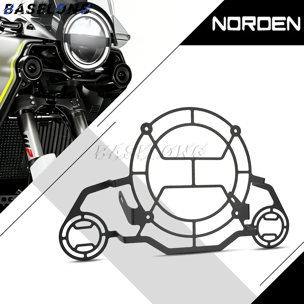 

For Husqvarna Norden 901 2022 2023 2024 2025 2026 Headlight Protector Grille Guard Cover Set Norden901 Motorcycle Accessories
