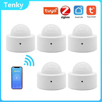 Tenky Tuya Zigbee Presence Sensor Human Body Sensor Body Movement Mini PIR Motion Sensor Smart Home Automation Residential